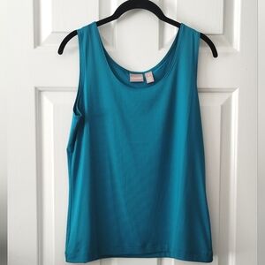 Nwot Chico's Tank Top Teal Size 1